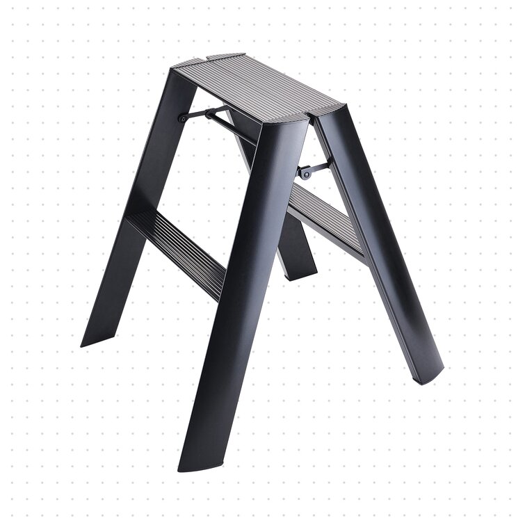 Verrill 2 Step Aluminum Lightweight Folding Step Stool